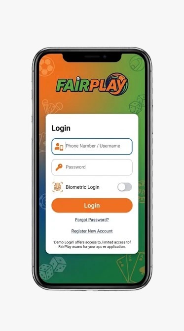 FairPlay Mobile App Login for Android and iOS